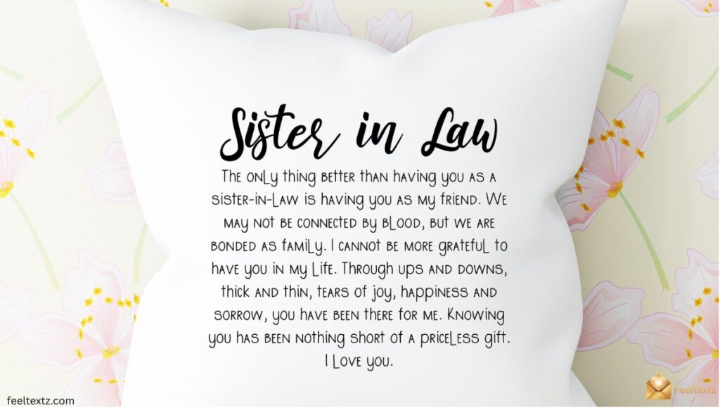cute messages for sister-in-law