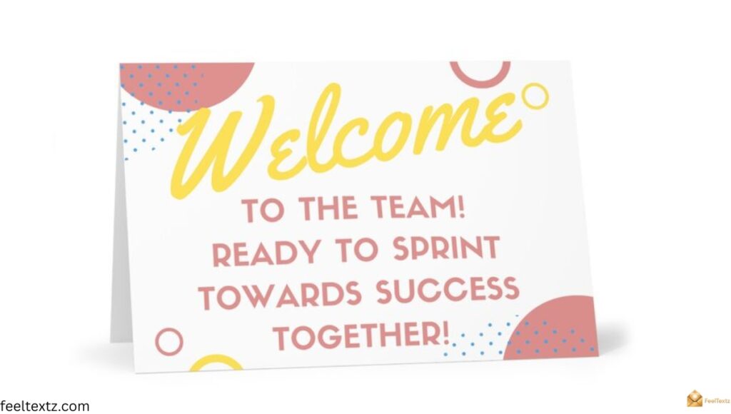 Welcome to the Team Message Reply