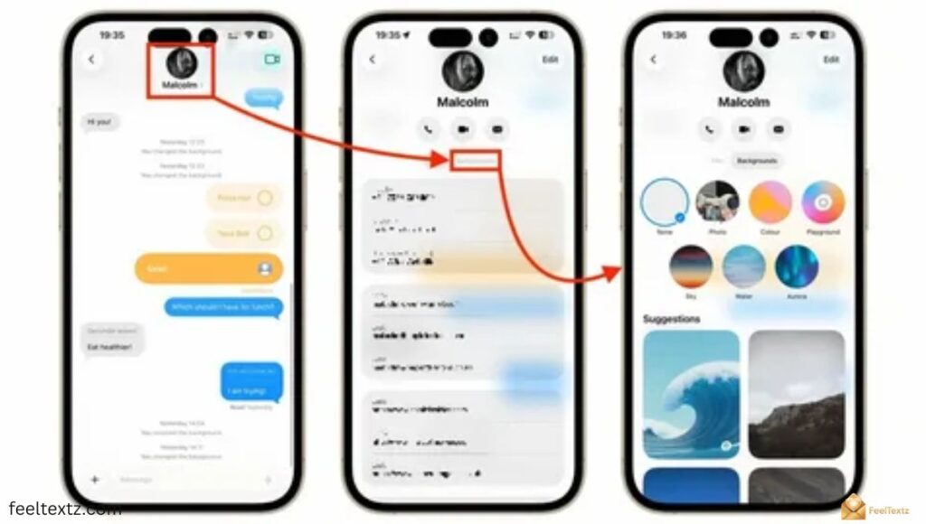 iPhone Message Background Color Options