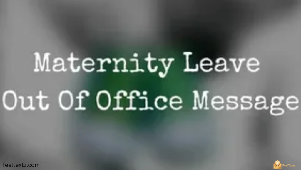 How to Write a Maternity Leave Away Message