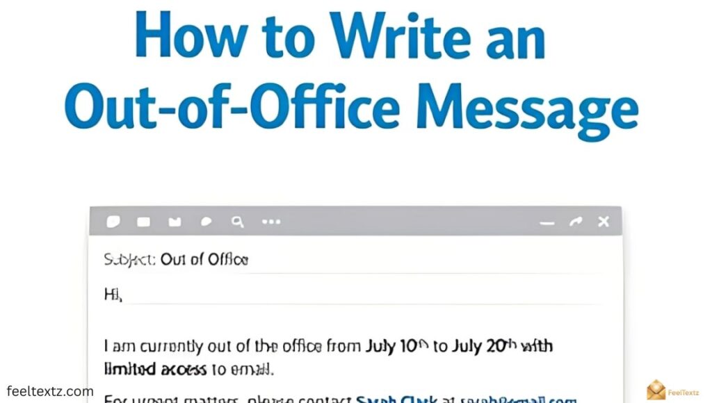Professional Out of Office Message for Maternity or Medical Leave