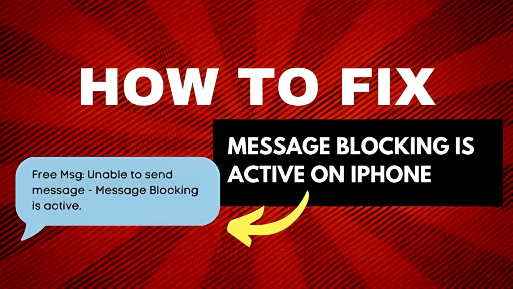 What Does Message Blocking Is Active Mean