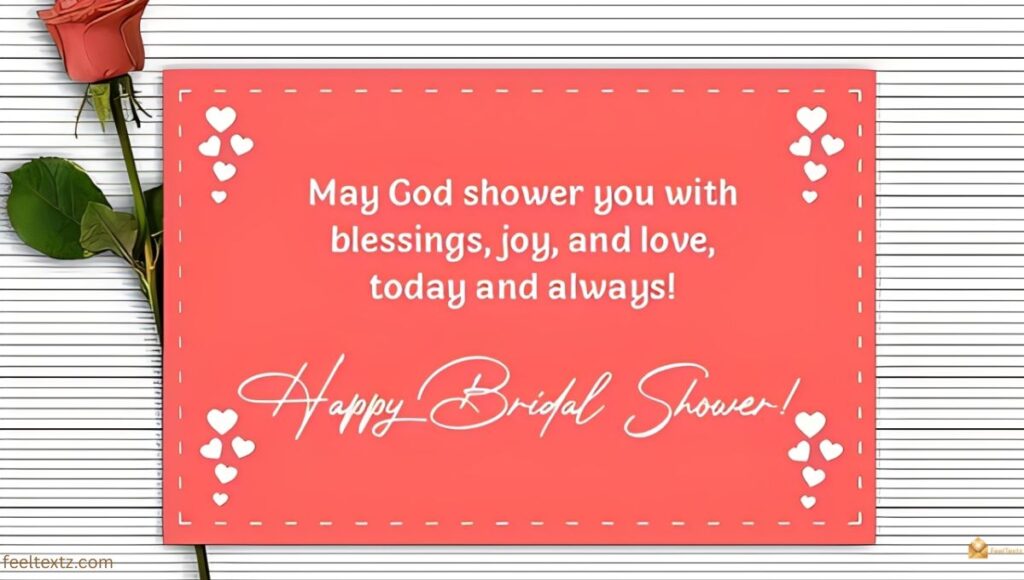 Wedding Shower Card Message